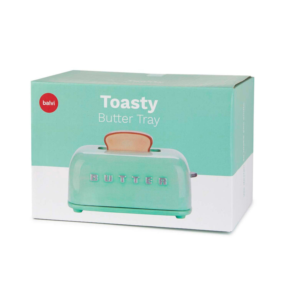 Smörbehållare med lock Toasty, Grön