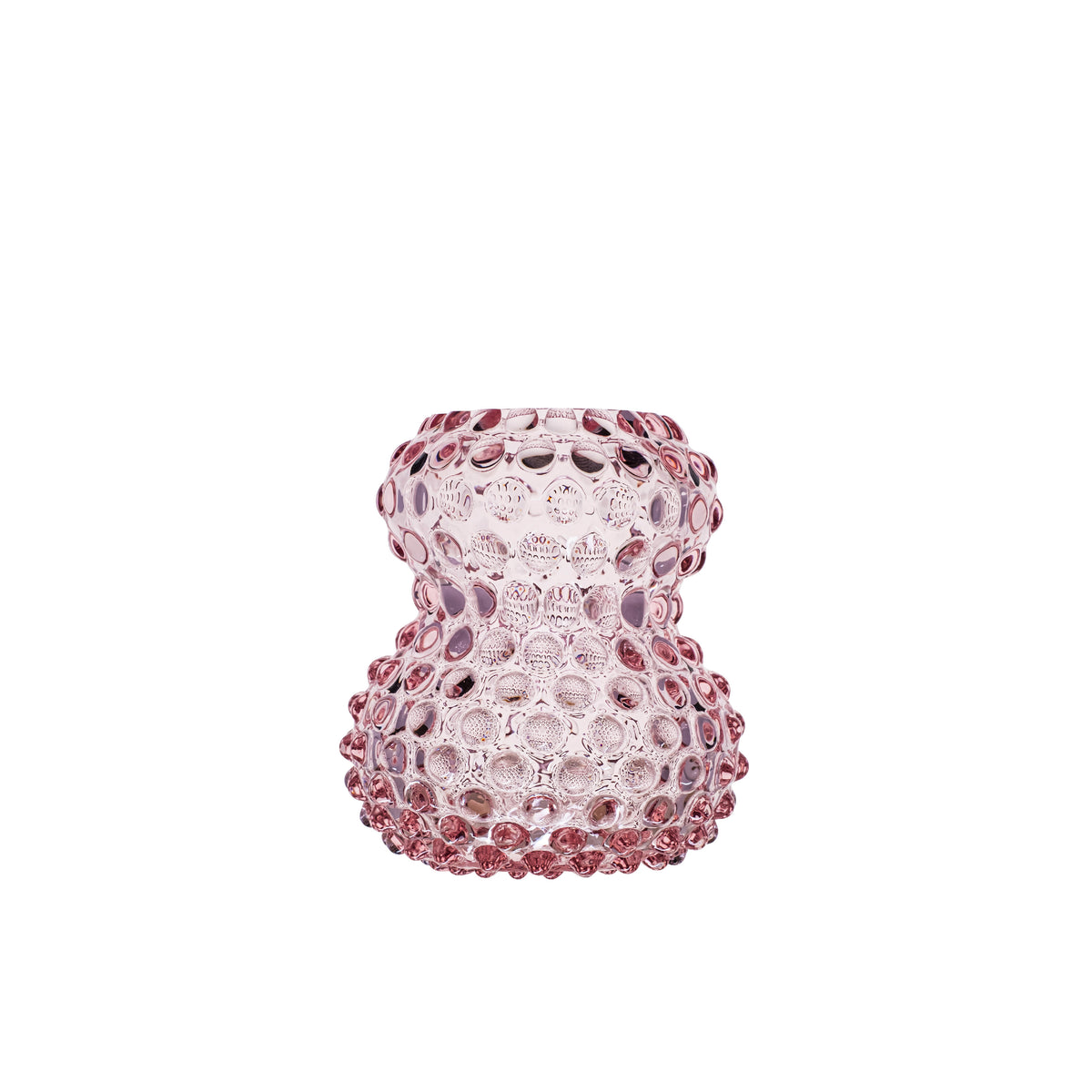 Hobnail Birdie Vase 13 cm Rosa – Anna von Lipa