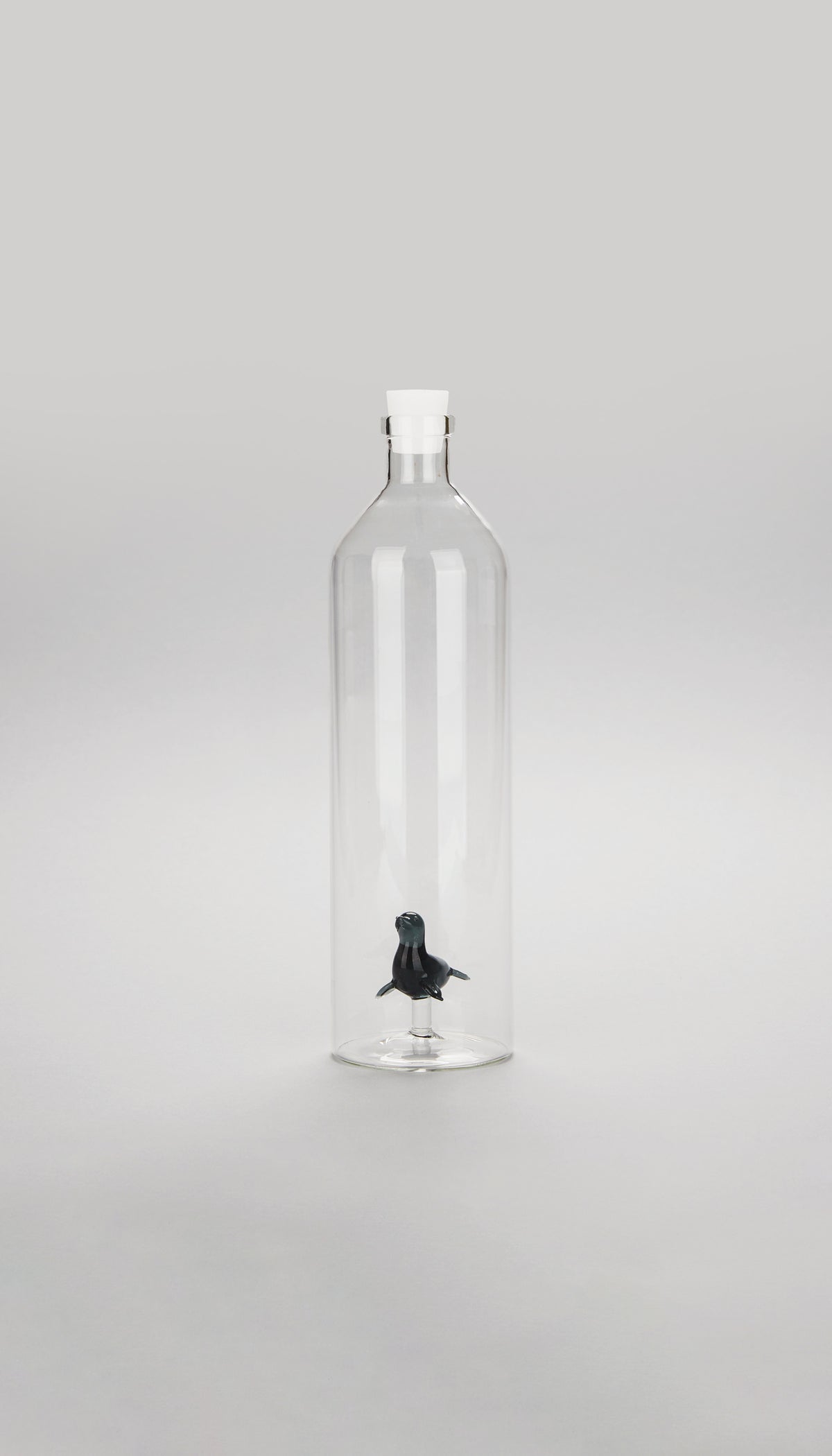 Flaska Atlantis, Grå Säl 1,2l, Borosilikatglas