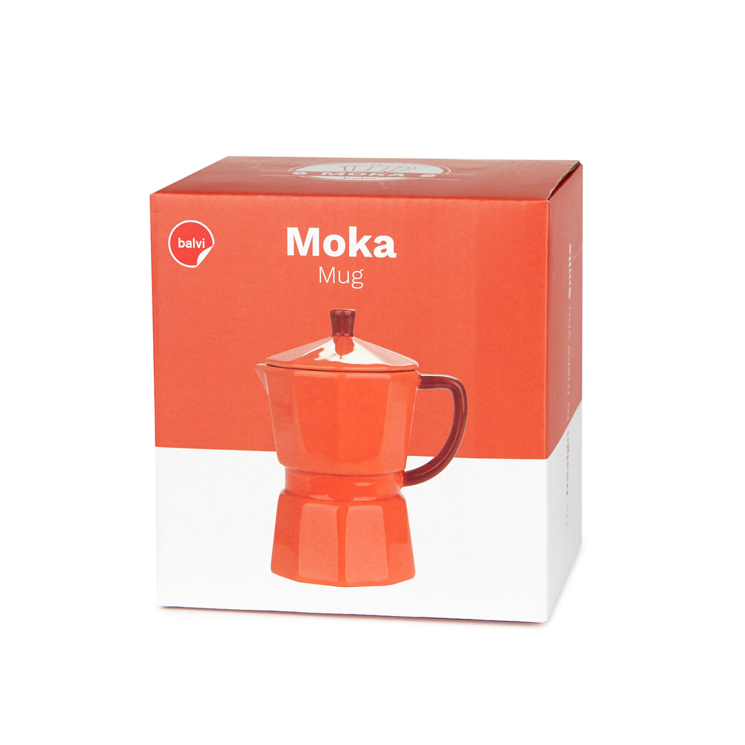 Mug Moka Röd 350 ml, Keramik