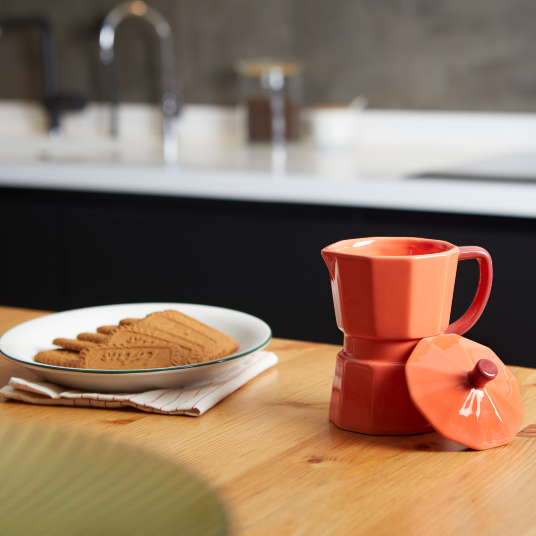 Mug Moka Röd 350 ml, Keramik