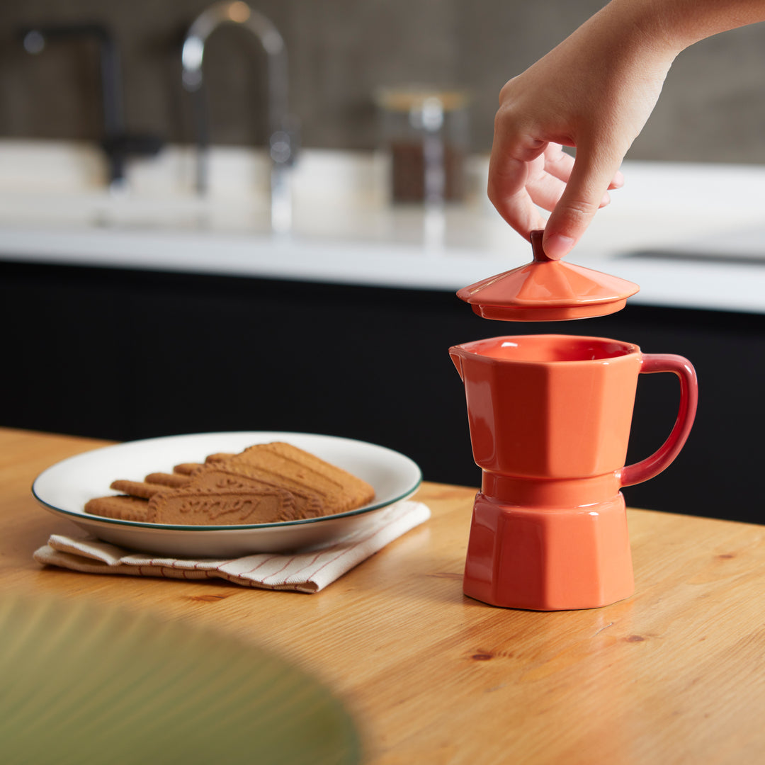 Mug Moka Röd 350 ml, Keramik