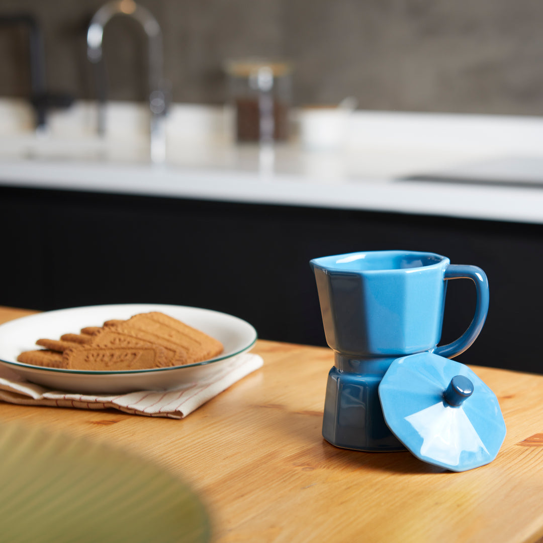 Mug Moka Blå 350 ml, Keramik