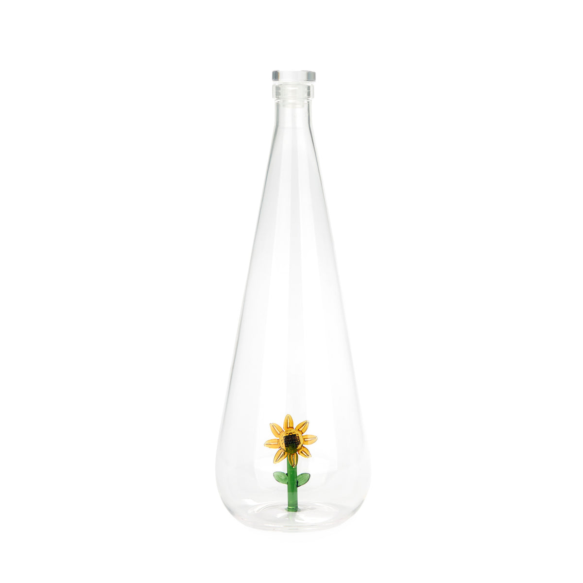 Flaska Botanical Solros 1,0l, Borosilikatglas