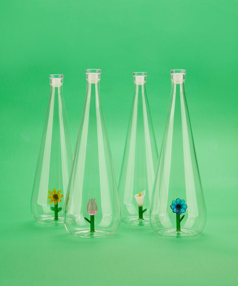 Flaska Botanical Anemone 1,0l, Borosilikatglas