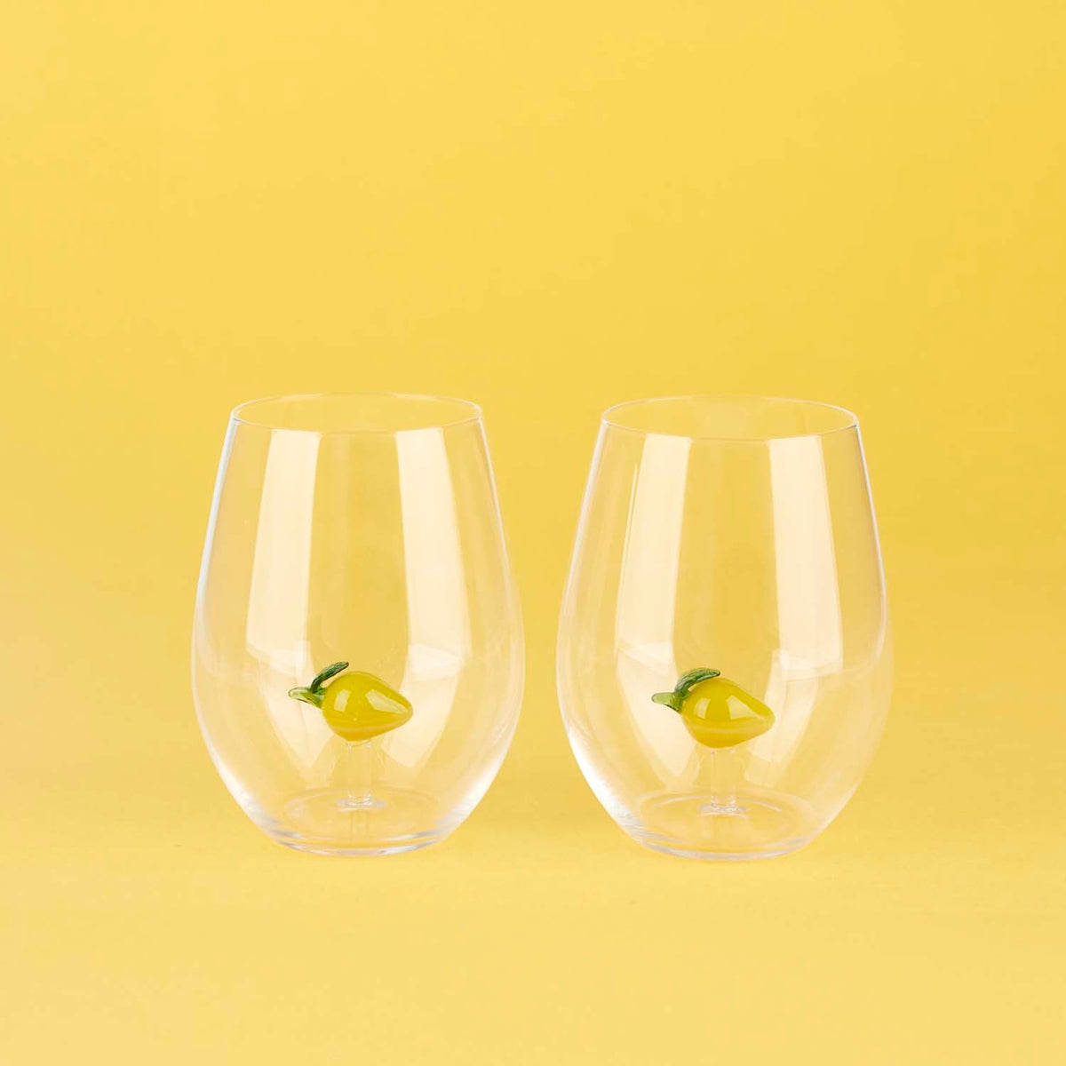 Dricksglas Botanical, Citron, set med 2