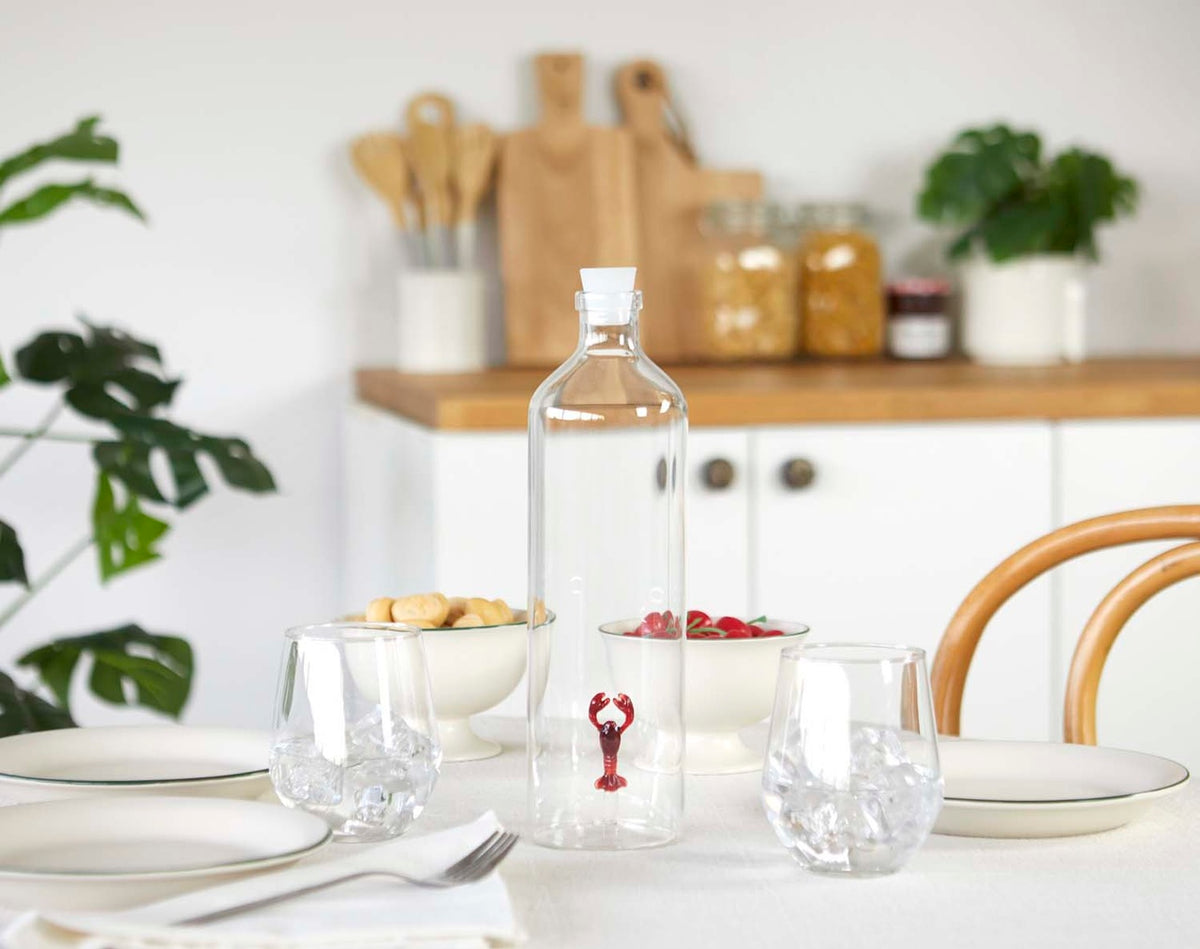 Flaska Atlantis Hummer, 1,2 l Borosilikatglas