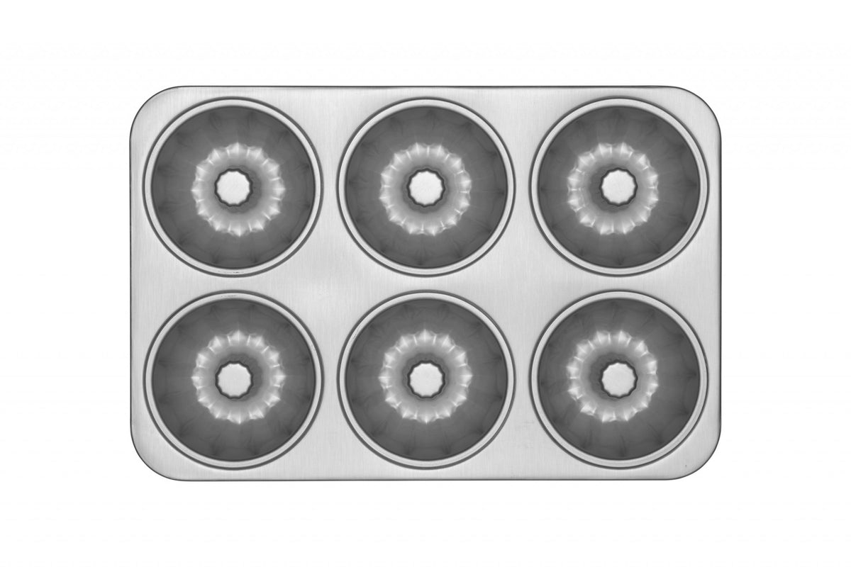 Heirol Muffinplåt 6 st Anodiserad Aluminium