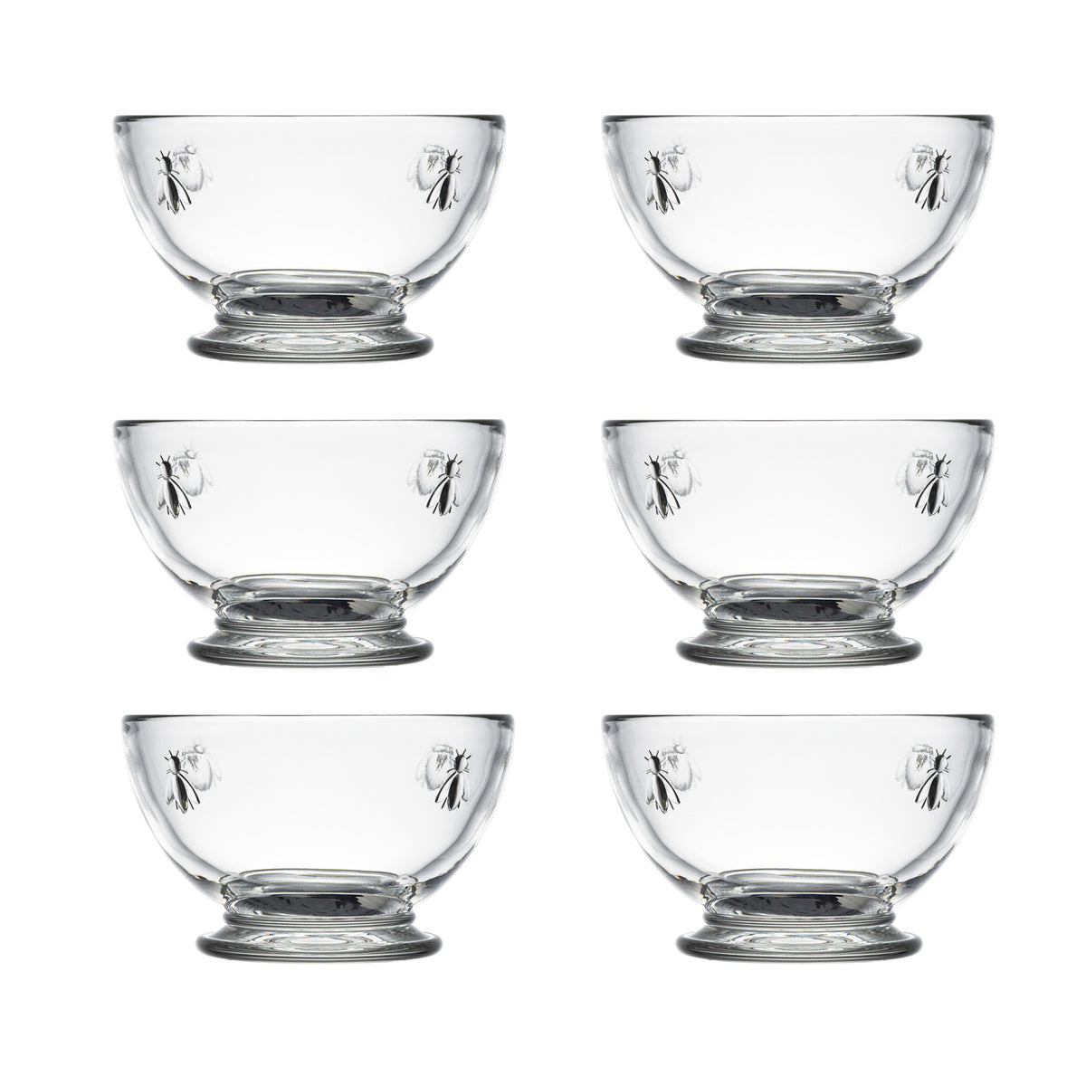 La Rochère Glasskål Abeille 6 st
