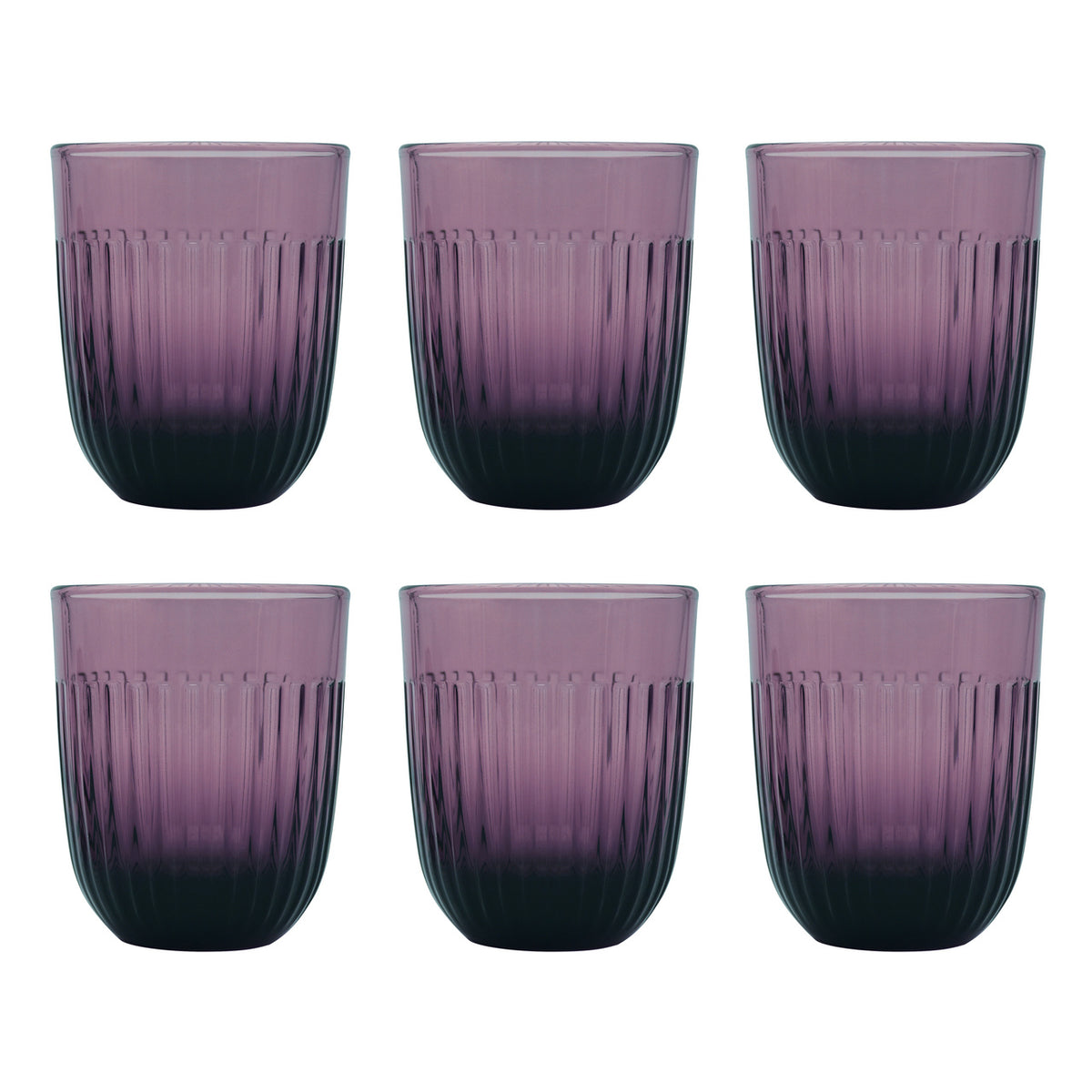 La Rochère Vattenglas Ouessant Aubergine 6 st