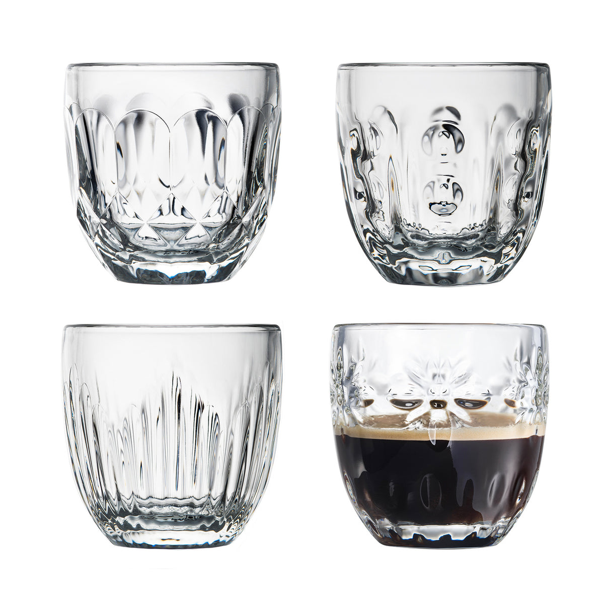 La Rochère Espressoglas Troquet Gåvoset 4 st