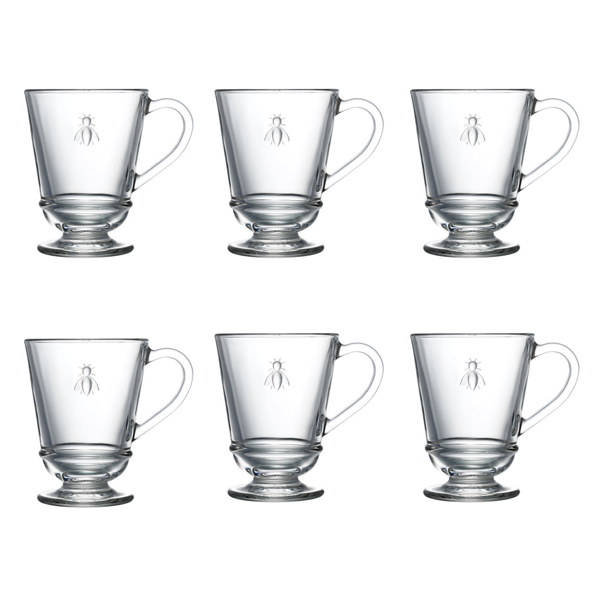 La Rochère Glas med öra Abeille 6 st