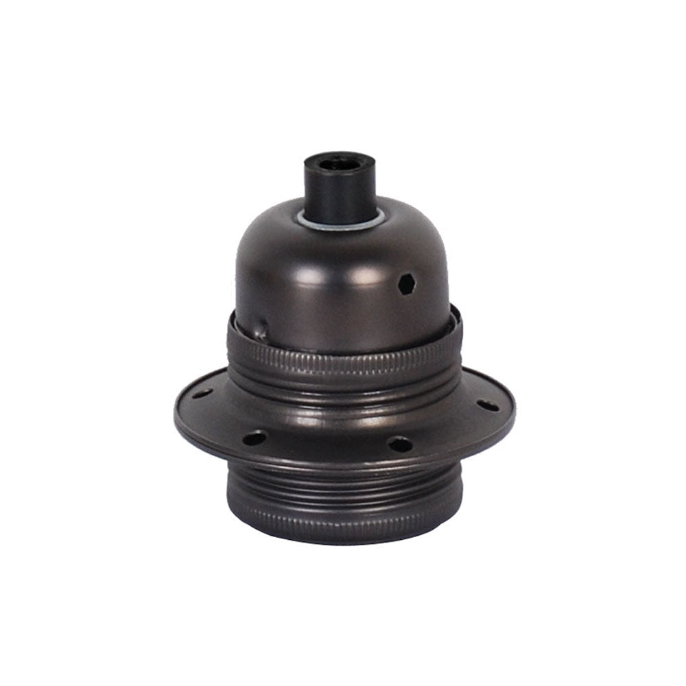 LAMPHÅLLARE  Metall COMBI E27 Svart-pearl