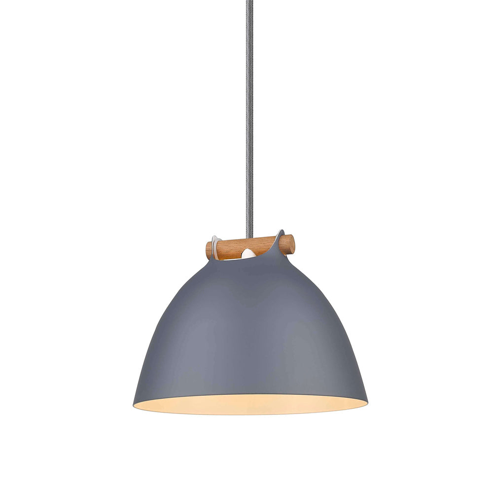 ÅRHUS Taklampa Ø18cm G9,  Grå / trä