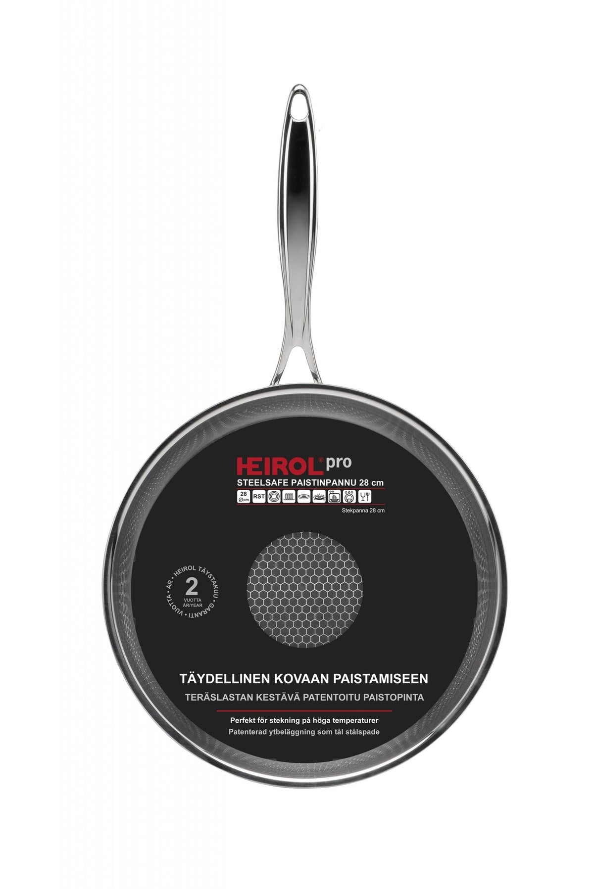 Heirol Stekpanna Steelsafe 28 cm