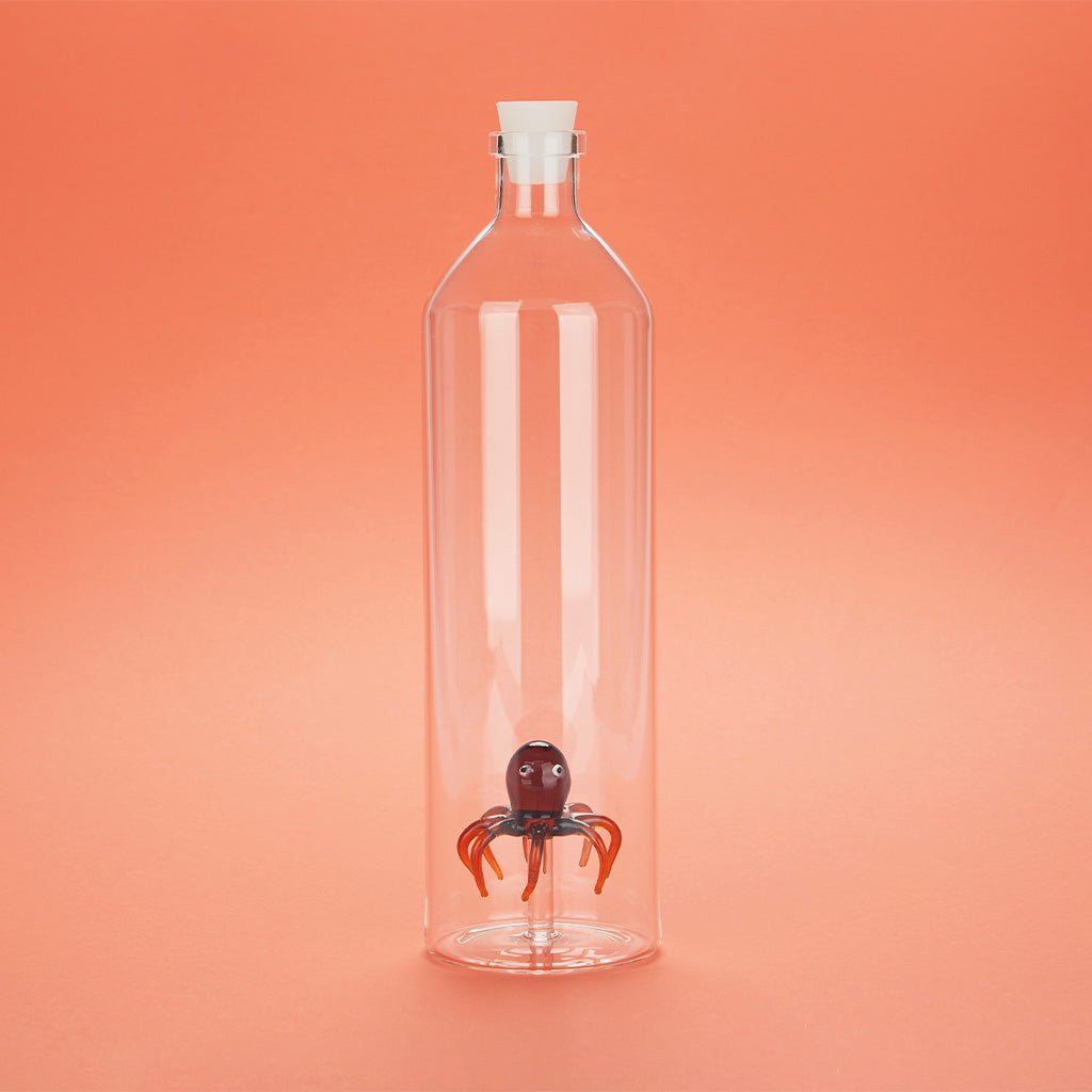 Flaska Atlantis, Bläckfisk 1,2l, Borosilikatglas